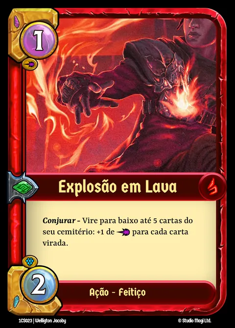 Explosão de Lava — Brasa